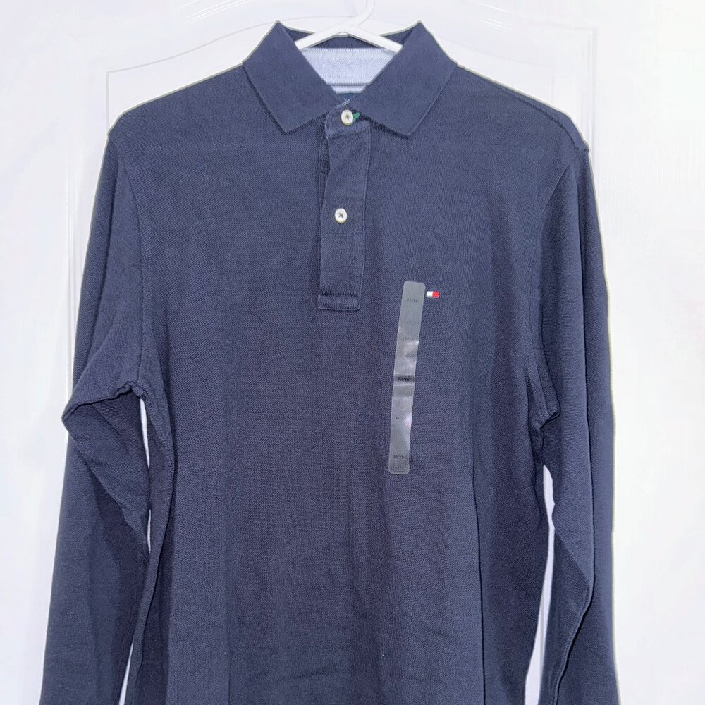 Tommy Hilfiger Men's Dark Blue Long Sleeve Shirt